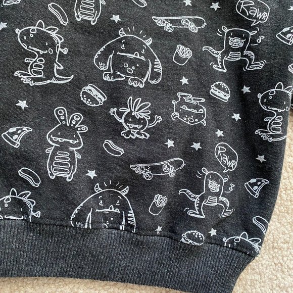 Alex & Jack Toddler Boys Dinosaur Monster Sweatshirt Size 3T Graphic Print Fun - Picture 7 of 12